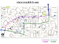 תוואי ה-BRT בהרצליה